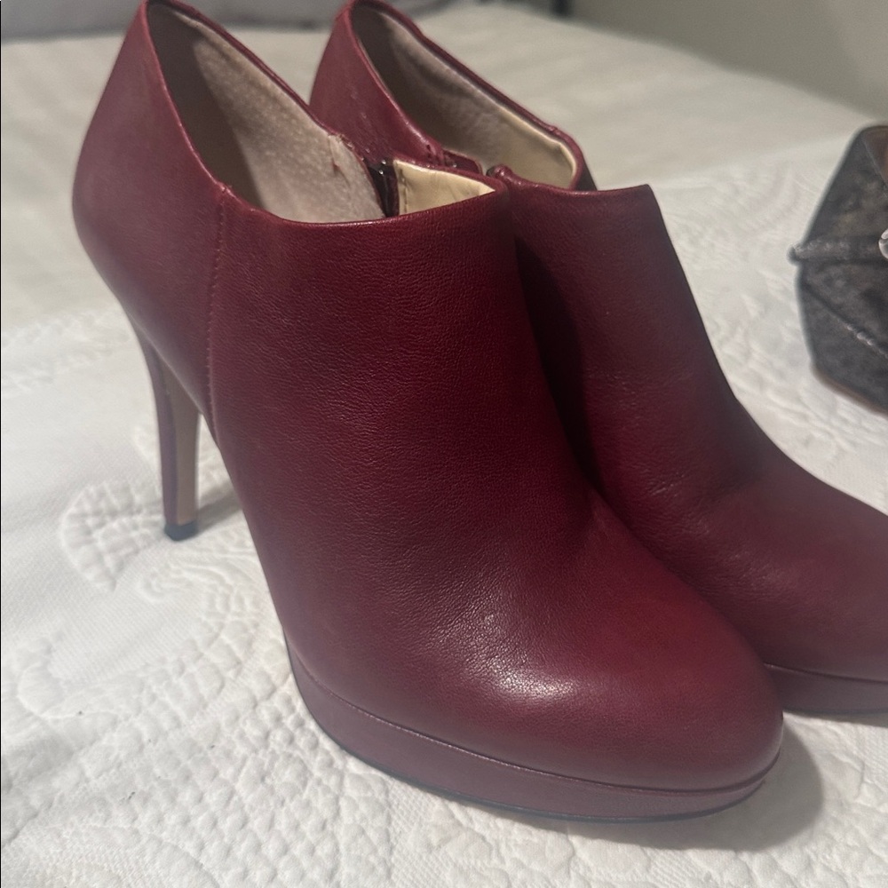 Vince Camuto Deep Red Heels